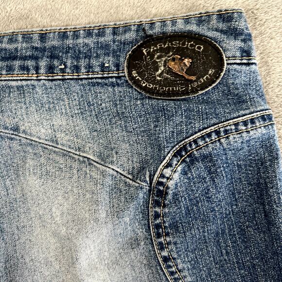 Vintage Parasuco Jeans Bootcut Low Rise Women's 32 Western Grunge Y2K - Picture 4 of 9